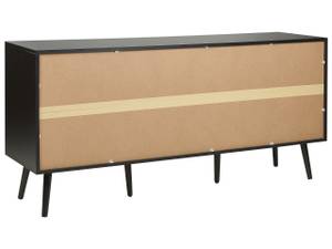 Buffet OPOCO Beige - Noir - Bois manufacturé - 150 x 71 x 40 cm