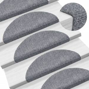 Tapis d'escalier (lot de 5) 3007455_5 Gris lumineux