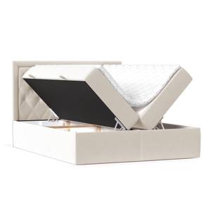 Boxspringbett Maestro Ecru - Breite: 140 cm