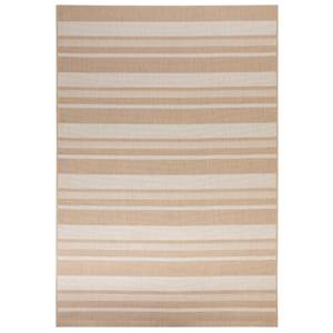 Outdoorteppich Bergen Streifen Beige - 240 x 290 cm