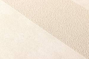 Streifentapete Beige Creme Beige - Gold - Weiß - Kunststoff - Textil - 53 x 1005 x 1 cm