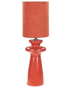 Tischlampen OTEROS Rot - Kunstleder - 19 x 62 x 19 cm