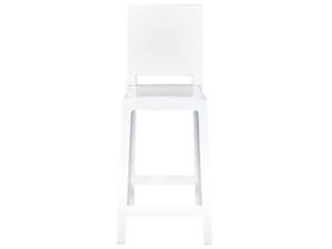 Tabouret de bar WELLINGTON Blanc - Matière plastique - 41 x 99 x 48 cm