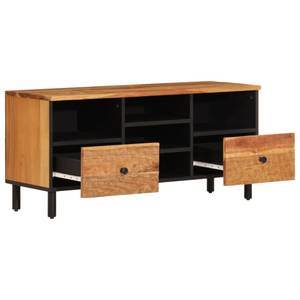 TV-Schrank D195 Braun - Massivholz - 33 x 46 x 100 cm