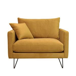 Fauteuil design Villabon Jaune moutarde