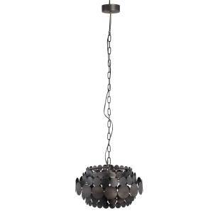 Lampe suspendue Viviane Noir - Métal - 45 x 28 x 45 cm