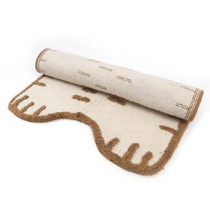 Kinderteppich LITTLE CHARLIE Beige - Braun - Naturfaser - Textil - 65 x 2 x 120 cm