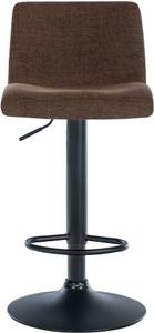 Tabouret de bar Branford Lot de 2 Marron - Textile