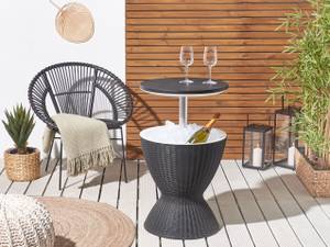 Table de jardin AISA Noir - Blanc