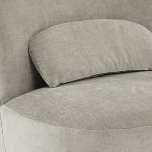 Fauteuil rond pivotant gris beige DAMIEN Gris