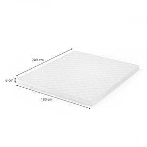 Surmatelas mousse Largeur : 180 cm