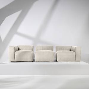 Einzelsofa BUFFO 5-Sitzer Creme - Breite: 290 cm