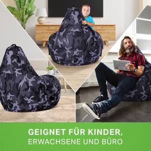 Gaming Sitzsack Lounge Chair "Cozy" Schwarz - Multicolor