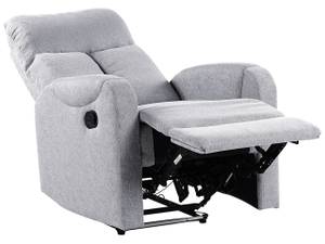 Fauteuil de relaxation SOMERO Noir - Gris - Textile - 76 x 106 x 96 cm