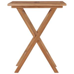 Table de jardin Marron - Bois massif - Bois/Imitation - 60 x 75 x 60 cm