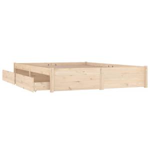 Bettrahmen 3013835-3 Braun - Holz - Breite: 186 cm