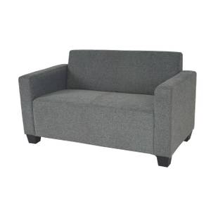 2er Sofa Couch Moncalieri Loungesofa Grau