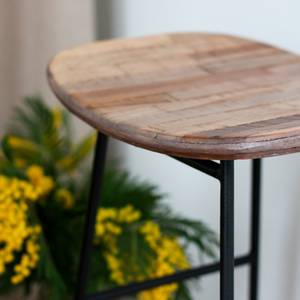 Tabouret de bar Kabayan Marron - Métal - 40 x 65 x 30 cm