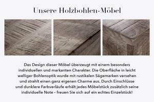 Couchtisch FACTORY LOFT Schwarz - Grau - Metall - Massivholz - Holzart/Dekor - 56 x 40 x 56 cm