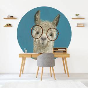 Lama mit Brille I 200 x 200 cm