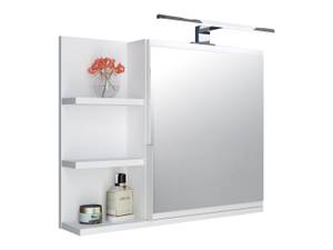 Badezimmerschrank mit Spiegel und LED Türanschlag rechts