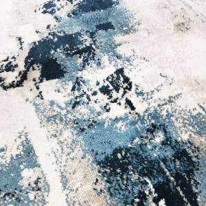 Tapis VESTALE COULEE Bleu - Textile - 120 x 170 x 170 cm