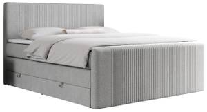 Boxspringbett KING DOREN Breite: 140 cm - H3 - Textil