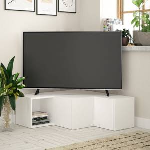 Meuble TV Compact Blanc