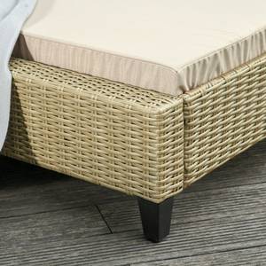 Sonnenliege 862-029 Polyrattan - 198 x 30 x 72 cm