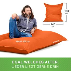 XXL Outdoor Sitzsack "Square" 140x180cm Orange