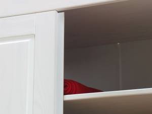 l' armoire Magnus Blanc - Bois massif - 190 x 190 x 55 cm
