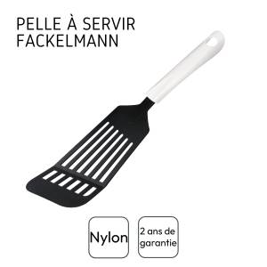 Spatule de cuisine ajourée Arcadalina Noir - Matière plastique - 8 x 31 x 2 cm