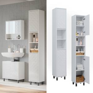 Mobilier de salle de bains Agasta Blanc