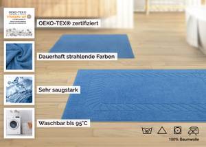 Badematte 00000324 2er-Set Blau