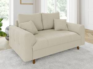 Sofa Neo 2-Sitzer Cord-Stoff Beige