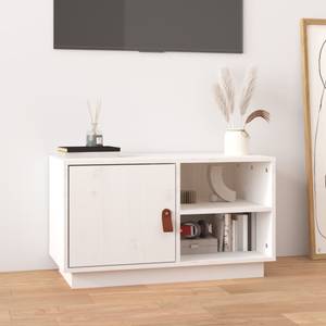 TV-Schrank D866 Weiß - Massivholz - 34 x 40 x 70 cm