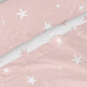 Little star Parure drap (2er Set) Rose foncé - Textile - 1 x 160 x 270 cm