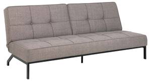 Schlafsofa Perugia 2 Grau - Holz teilmassiv - 198 x 87 x 95 cm