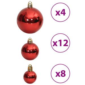 Boules de noël (lot de 100) 295555 Rouge rubis