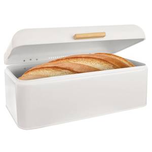 Brotkasten 152460 Weiß - Metall - 24 x 17 x 42 cm