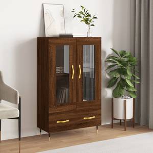 Highboard DE5067 Eiche Schwarzbraun Dekor