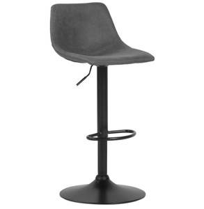 Tabouret De Bar OMALET Noir - Gris