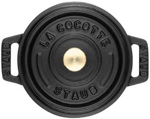 Kasserolle Cocotte Schwarz - Stein - 2 x 7 x 10 cm