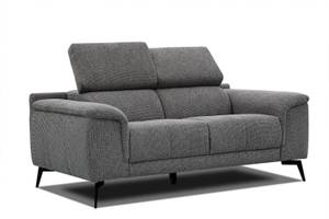 Sofa Fiero 2-Sitzer Dunkelgrau