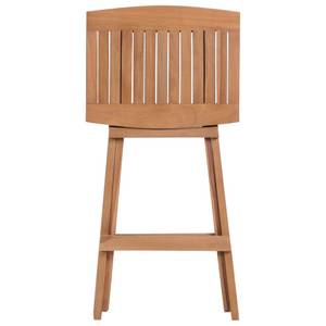 Barhocker 4er Set D6123 Braun - Massivholz - 75 x 40 x 35 cm