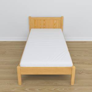 Einzelbett N02 Braun - 90 x 190 cm