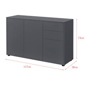 Sideboard Paarl Grau