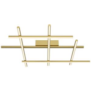 Deckenleuchte Radiance Gold - Metall - 60 x 13 x 60 cm