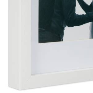 Lot de 2 cadres photos 20 x 30 cm Blanc - Bois manufacturé - Verre - 23 x 33 x 4 cm
