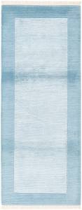 Tapis de passage Darya DCCCLXXXIV Bleu - Textile - 79 x 1 x 198 cm